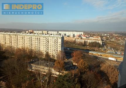 Panorama miasta z okna